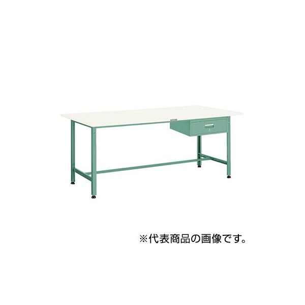 トラスコ TRUSCO オレンジブック 軽量作業台 1段引出し付 ホワイト 1800X900X740mm AE-1809F1 W 770-1691