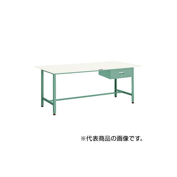 トラスコ TRUSCO オレンジブック 軽量作業台 引出し付 ダークグレー 1800X900X740mm RAE-1809F1 DG 770-2761