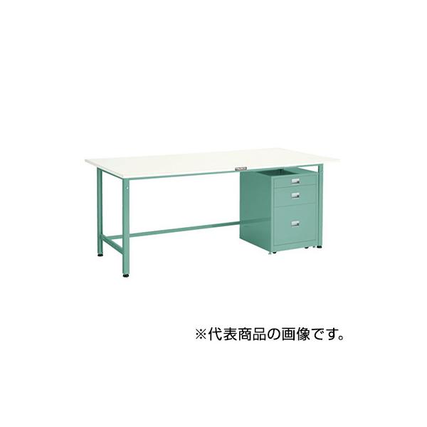トラスコ TRUSCO 業務用 作業台 3段キャビネット付 グレー 1800X900X740mm SAE-1809UDC111 DG 770-3368