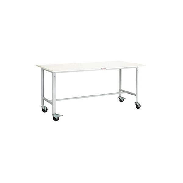 トラスコ TRUSCO 業務用 軽量作業台 φ100キャスター付 ホワイト 1800X900X848mm AE-1809C100 W 466-7191
