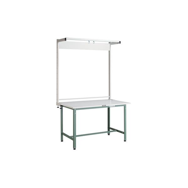 トラスコ TRUSCO 業務用 軽量作業台 ツールハンガー付 グリーン 900X600X1948mm AE-0960THN 466-6780