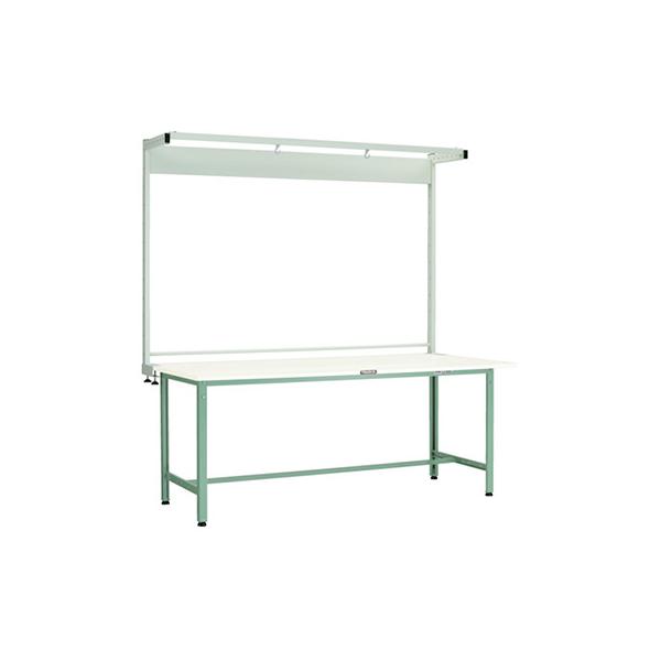 トラスコ TRUSCO 業務用 軽量作業台 ツールハンガー付 グリーン 1800X900X1948mm AE-1809THN 466-7247