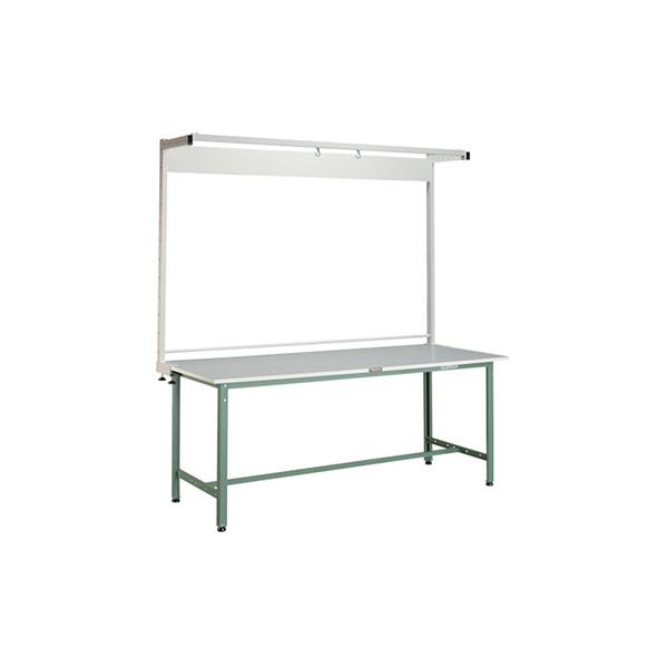トラスコ TRUSCO 業務用 軽量作業台 ツールハンガー付 グリーン 1800X750X1948mm RAE-1800THN 467-2089