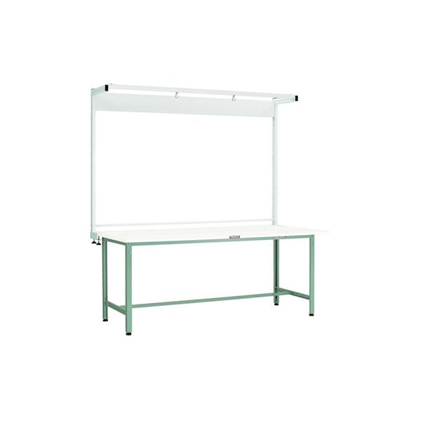 トラスコ TRUSCO 業務用 軽量作業台 ツールハンガー付 ダークグレー1800X900X1948mm AE-1809THN DG 770-1730