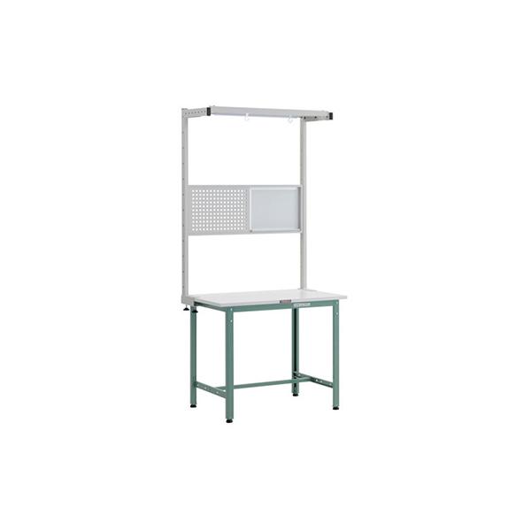 トラスコ TRUSCO 業務用 軽量作業台 オプションフルセット付 グリーン 900X600X1948mm AE-0960THFS 247-7300