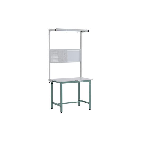 トラスコ TRUSCO 業務用 軽量作業台 オプションフルセット付 グリーン 900X600X1948mm RAE-0960THFS 248-6859