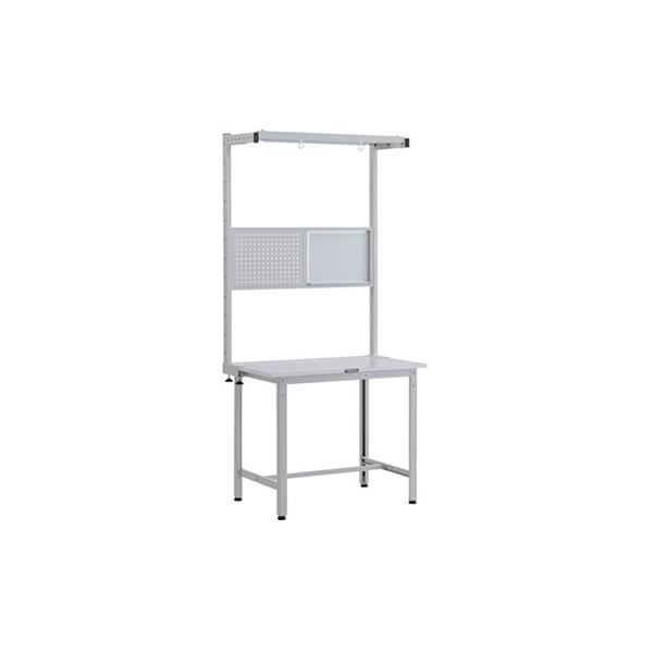 トラスコ TRUSCO 軽量作業台 オプションフルセット付 ホワイト 900X600X1948mm RAE-0960THFS W 248-6863