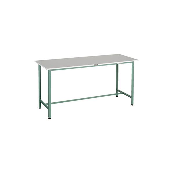 トラスコ TRUSCO 業務用 軽量立ち作業台 基本タイプ グリーン 1800X600X900mm HRAE2-1860 161-1289