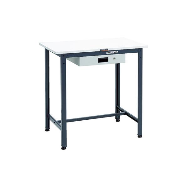トラスコ TRUSCO 軽量立ち作業台 薄型1段引出し付 ダークグレー 900X600X900mm HAE-0960UDK1 DG 868-8654