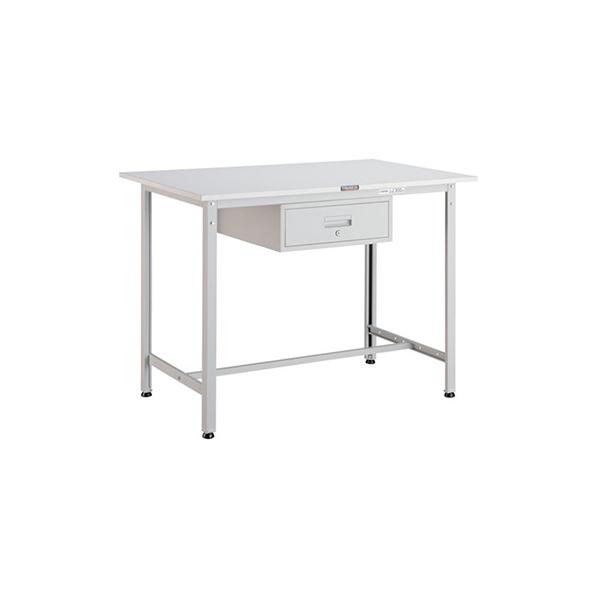 トラスコ TRUSCO 業務用 軽量立ち作業台 1段引出し付 ホワイト 900X600X900mm HAE-0960F1 W 466-9193