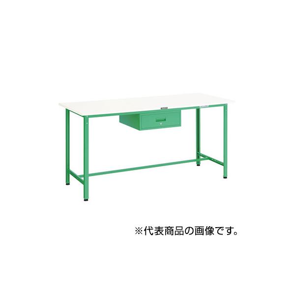 トラスコ TRUSCO 業務用 軽量立ち作業台 1段引出し付 ホワイト 1800X750X900mm HAE-1800F1 W 770-2051