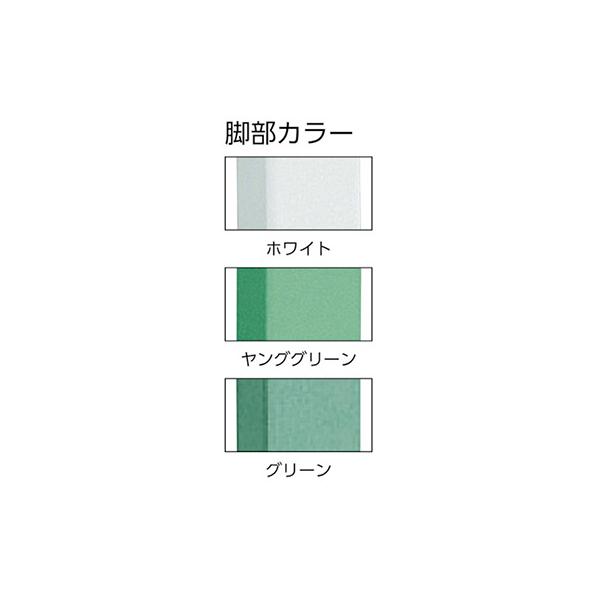 トラスコ TRUSCO オレンジブック 軽量立ち作業台 上棚付 グリーン 1800X900X1204mm HAE-1809YURB 466-9819_1