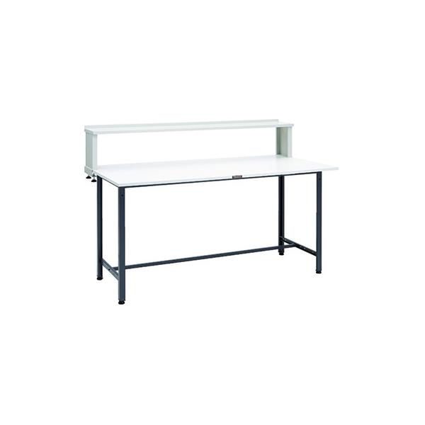 トラスコ TRUSCO 業務用 軽量立ち作業台 上棚付 ダークグレー 1800X900X1204mm HAE-1809YURB DG 868-8676