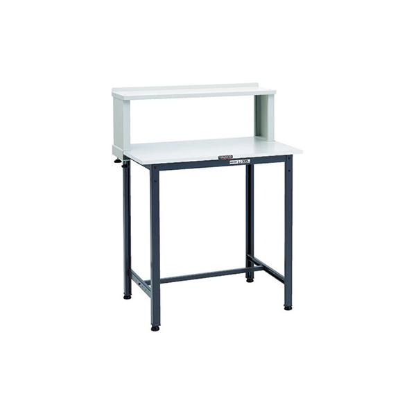トラスコ TRUSCO 業務用 軽量立ち作業台 上棚付 ダークグレー 900X600X1204mm HRAE-0960YURB DG 868-8685
