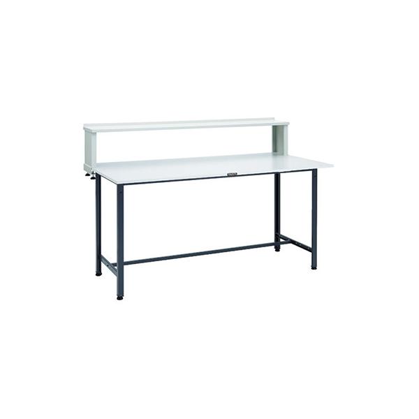 トラスコ TRUSCO 業務用 軽量立ち作業台 上棚付 ダークグレー1800X900X1204mm HRAE-1809YURB DG 868-8706