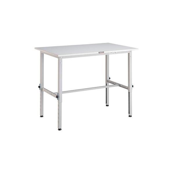トラスコ TRUSCO 業務用 高さ調節式作業台 基本タイプ ホワイト 1200X750X650〜950mm AEM-1200 W 466-7476