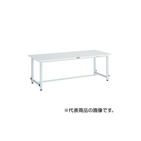 トラスコ TRUSCO 業務用 高さ調節式作業台 基本タイプ ホワイト 1800X900X650〜950mm RAEM-1809 W 467-2534