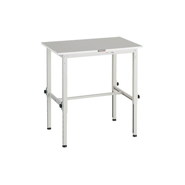 トラスコ TRUSCO 業務用 高さ調節式作業台 基本タイプ ホワイト 900X600X650〜950mm RAEM2-0960 W 161-1330