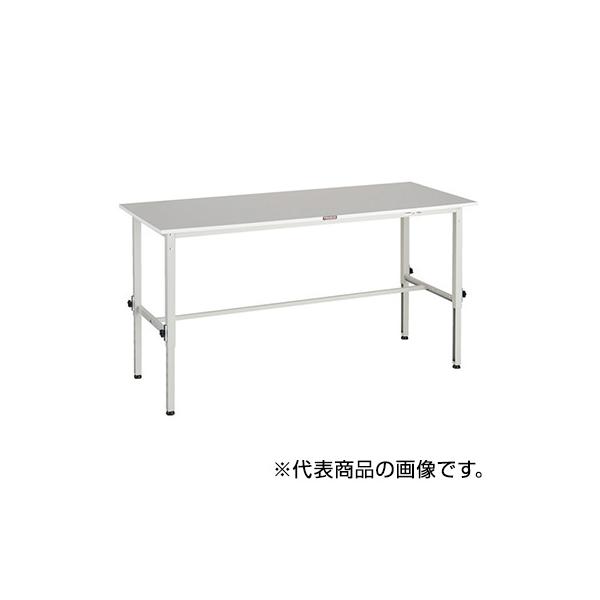 トラスコ TRUSCO 業務用 高さ調節式作業台 基本タイプ ホワイト1800X600X650〜950mm RAEM2-1860 W 161-1249