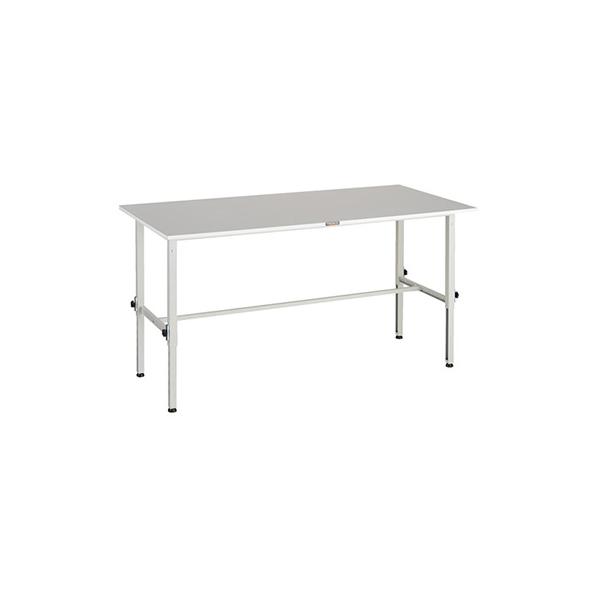 トラスコ TRUSCO 業務用 高さ調節式作業台 基本タイプ ホワイト1800X900X650〜950mm RAEM2-1809 W 161-1246