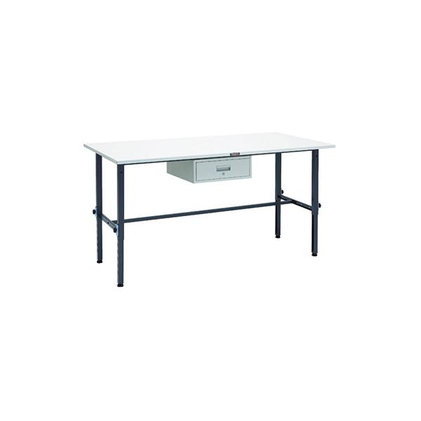 トラスコ TRUSCO 業務用 作業台 1段引出し付 ダークグレー1800X900X650〜950mm SAEM-1809F1 DG 868-8773