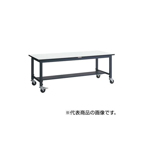 トラスコ TRUSCO 業務用 作業台 キャスター付 ダークグレー 900X600X808〜1018mm AWMR-0960C100 770-1926