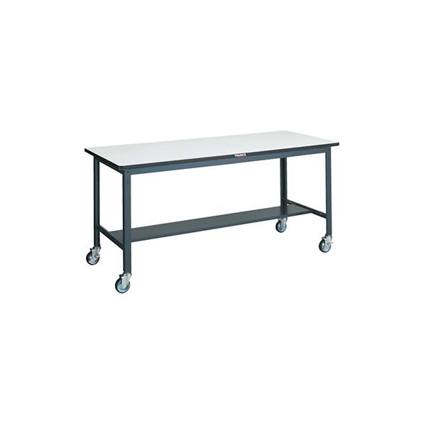 トラスコ TRUSCO 業務用 中量作業台 キャスター 付 ダークグレー 900X600X740mm AEWP-0960CU100 770-1837