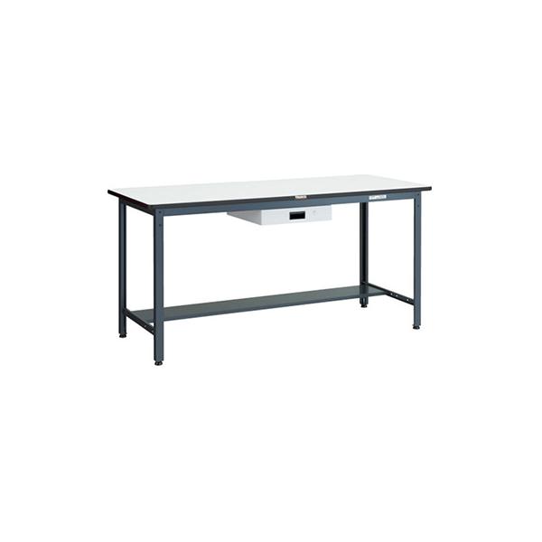 トラスコ TRUSCO 中量立ち作業台 薄型1段引出し付 ダークグレー 1800X900X885mm HAEWR-1890UDK1 466-9916