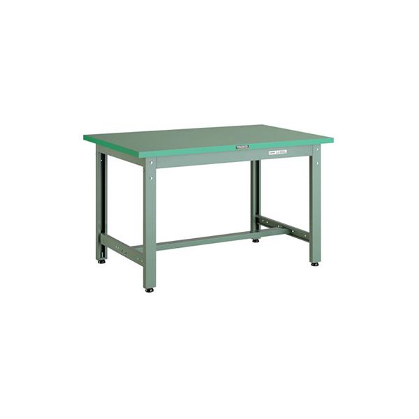 トラスコ TRUSCO オレンジブック 業務用 中量作業台 基本タイプ グリーン 1200X750X740mm GWP-1275 301-1836