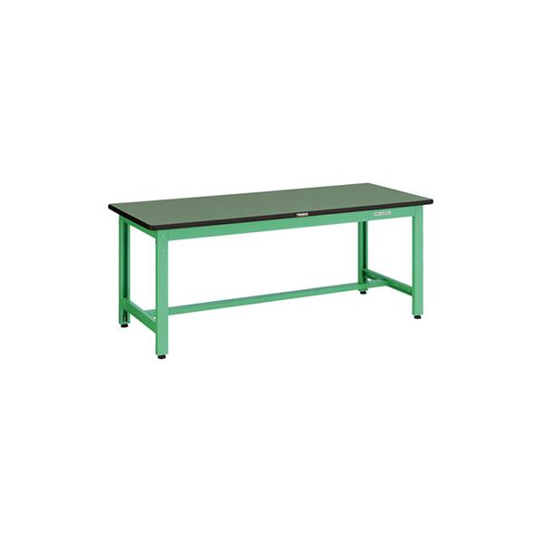 トラスコ TRUSCO オレンジブック 中量作業台 基本タイプ ヤンググリーン 1800X900X740mm GWR-1890 YG 466-9088