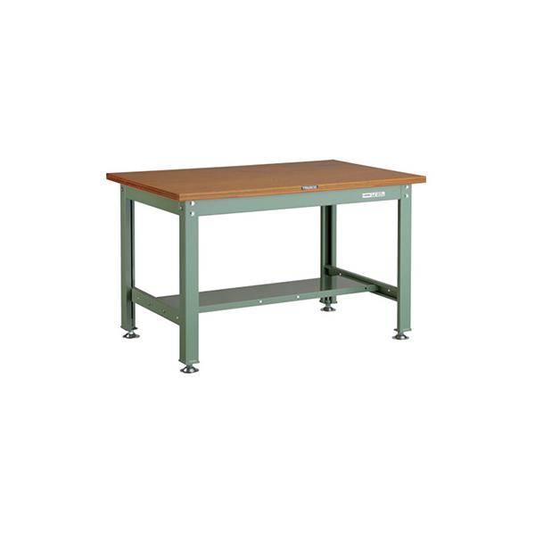 トラスコ TRUSCO オレンジブック 業務用 中量作業台 基本タイプ グリーン 900X600X740mm HW-0960 240-8911