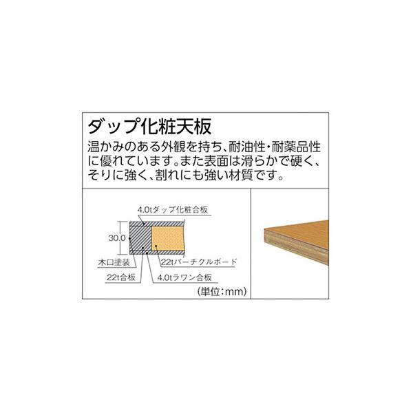 トラスコ TRUSCO オレンジブック 業務用 中量作業台 基本タイプ グリーン 900X600X740mm HW-0960 240-8911_2