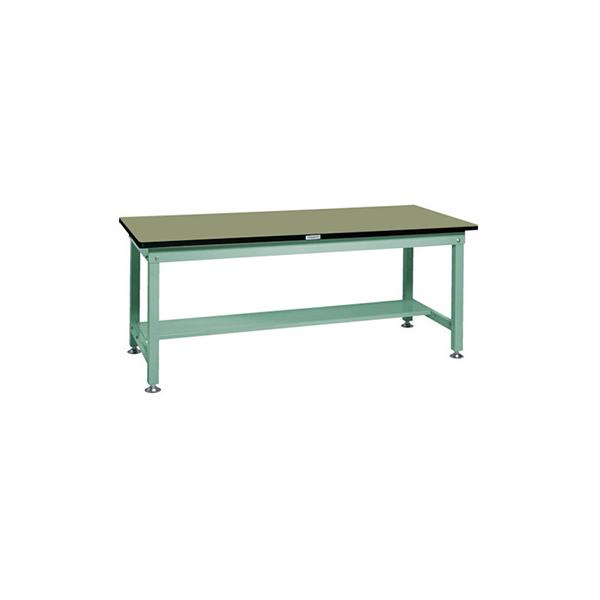 トラスコ TRUSCO オレンジブック 業務用 中量作業台 基本タイプ グリーン 1800X900X740mm RHW-1809 240-9348