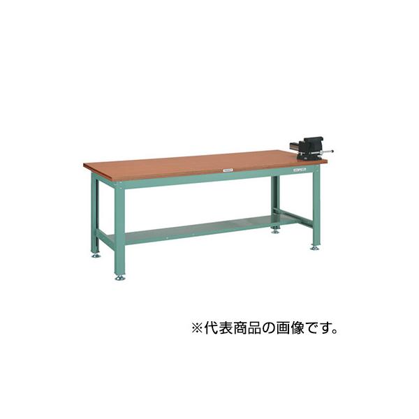 トラスコ TRUSCO 業務用 中量作業台 回転台付アンビルバイス付 グリーン 1800X900X740mm RHW-1809VRS 301-3979