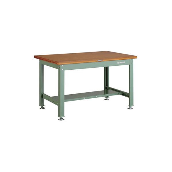 トラスコ TRUSCO オレンジブック 業務用 中量作業台 基本タイプ グリーン 1200X750X740mm DW-1200 240-5393