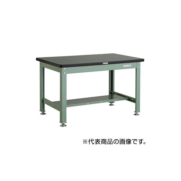 トラスコ TRUSCO オレンジブック 業務用 中量作業台 基本タイプ グリーン 900X750X740mm RDW-900 240-5377