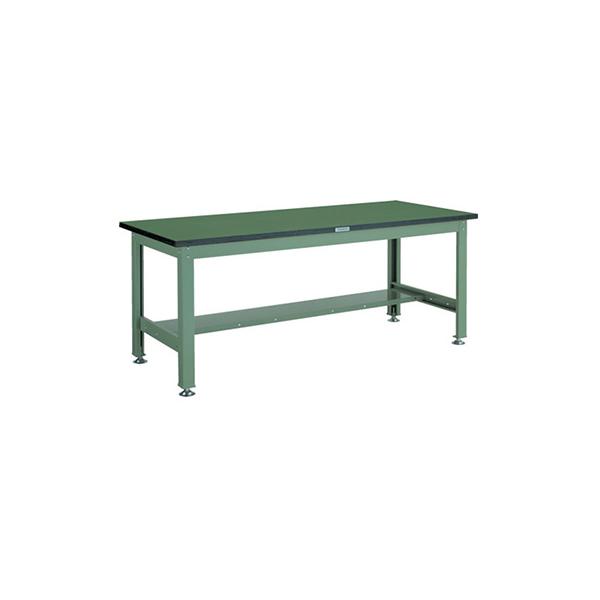 トラスコ TRUSCO オレンジブック 業務用 中量作業台 基本タイプ グリーン 1800X900X740mm RDW-1809 240-5717