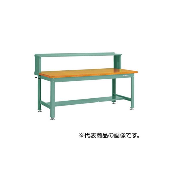 トラスコ TRUSCO オレンジブック 業務用 中量作業台 上棚付 グリーン1800X900X1044mm RDW-1809YURB 467-2631