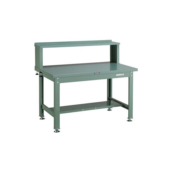 トラスコ TRUSCO オレンジブック 業務用 中量作業台 上棚付 グリーン1200X750X1044mm SDW-1200YURB 770-3406