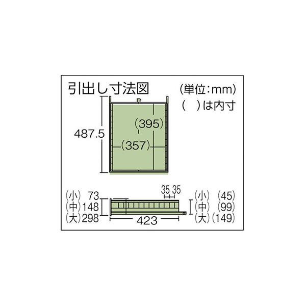 トラスコ TRUSCO 業務用 中量作業台 サイドキャビネット付 グリーン1200X750X740mm SDW-1200UDC111 454-6997_1