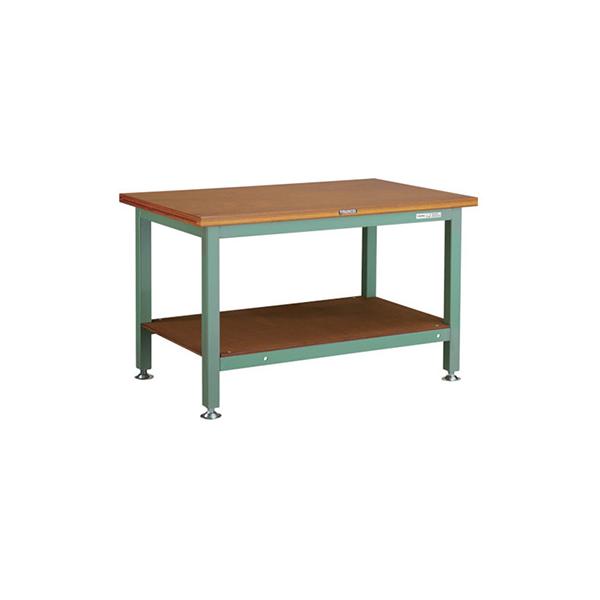 トラスコ TRUSCO オレンジブック 業務用 重量作業台 基本タイプ グリーン 1200X750X740mm TW-1200 240-6624