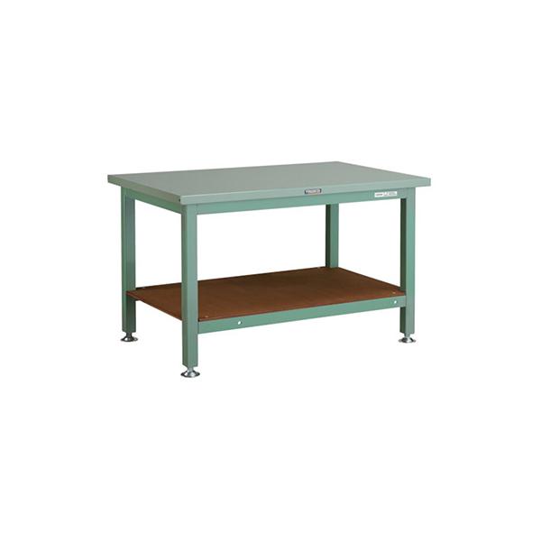 トラスコ TRUSCO オレンジブック 業務用 重量作業台 基本タイプ グリーン 1200X750X740mm STW-1200 240-6641