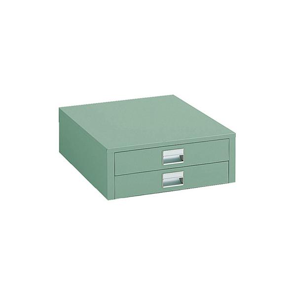 トラスコ TRUSCO オレンジブック 業務用 薄型引出しUDC型 グリーン 450X500X165mm UDC-002 467-3514