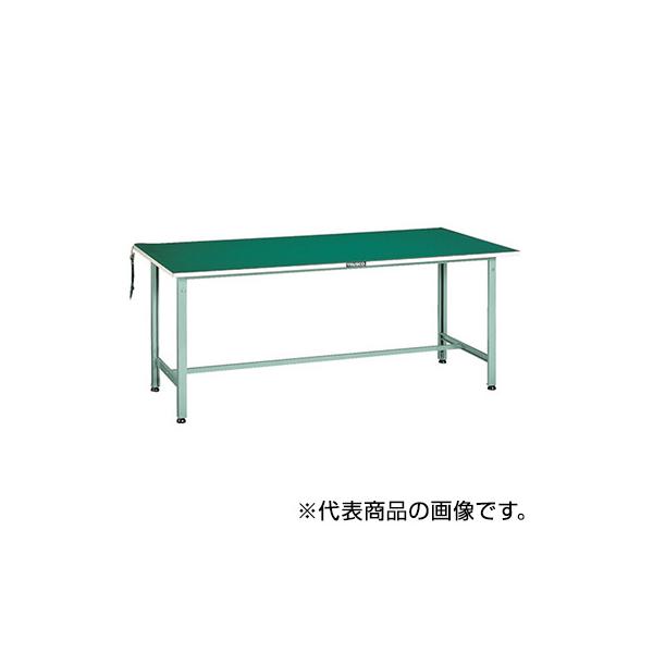 トラスコ TRUSCO 軽量作業台「AE型」 帯電防止マット張り ホワイト 1800X900X742mm AE-1809D W 454-3122
