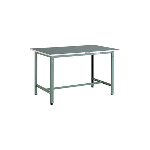 トラスコ TRUSCO 業務用 軽量作業台「AE型」 ビニールマット張り グリーン 1200X600X742mm AE-1260E2 243-5241