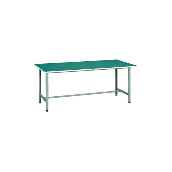 トラスコ TRUSCO 業務用 軽量作業台「AE型」 ビニールマット張り グリーン 1500X750X742mm AE-1500E2 243-5284