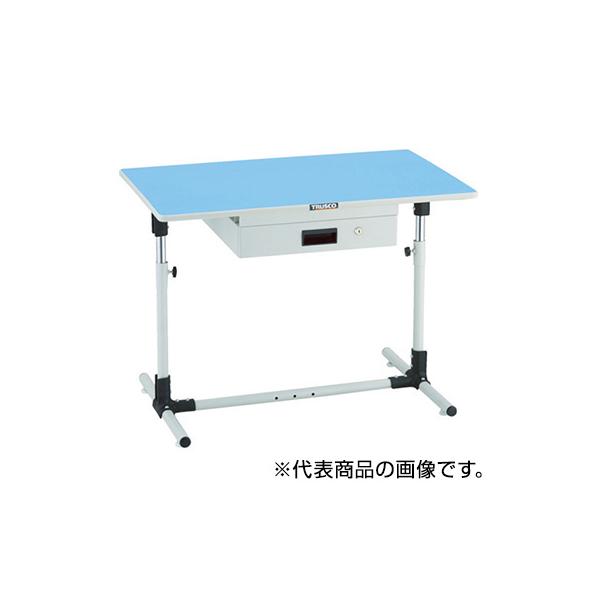 トラスコ TRUSCO オレンジブック 上下調節機能付作業台 引出し付 1200X600X645〜895mm JM-1260UDK1 819-5110