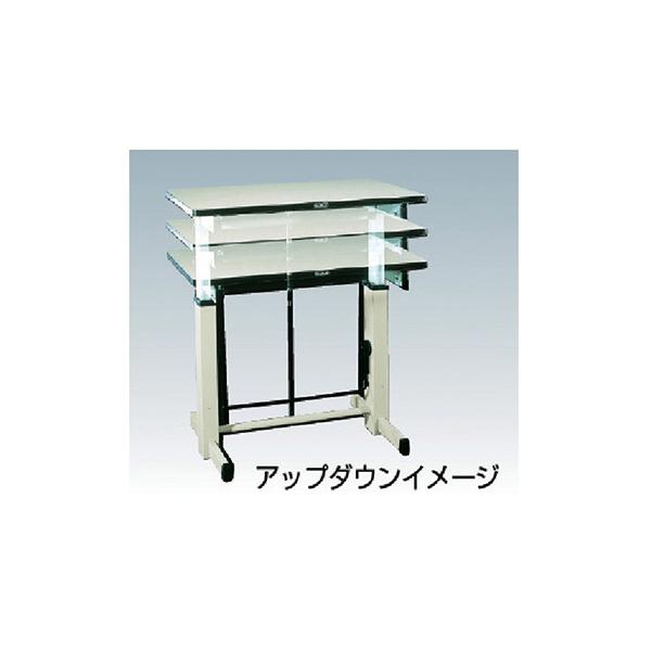 トラスコ TRUSCO オレンジブック 業務用 上下調節機能付作業台 1050X750X730〜980mm UP-1050 505-4583_1