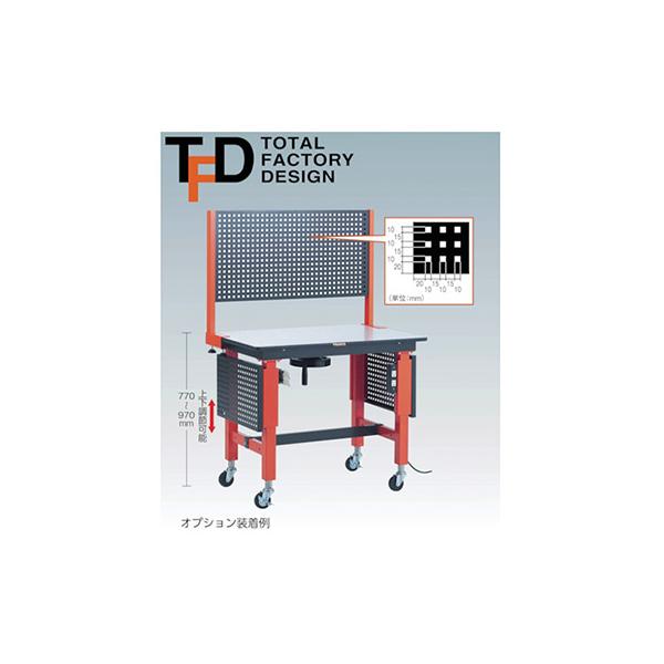 トラスコ TRUSCO オレンジブック 業務用 ハンドル昇降式軽量作業台 900X600X700〜900mm TFKSS-0960 456-1414_1
