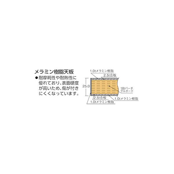 トラスコ TRUSCO オレンジブック 業務用 ハンドル昇降式作業台 1200X750X700〜900mm TKSS-1275H 337-3878_2